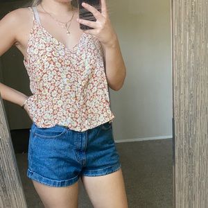 Floral tank top